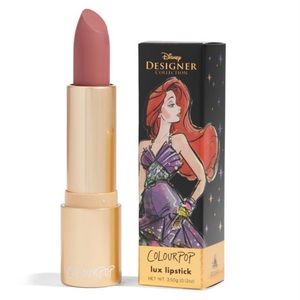 Colourpop Disney lipstick in Ariel